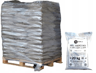 Cestná soľ s prostriedkom proti spekaniu 20 kg vrece
